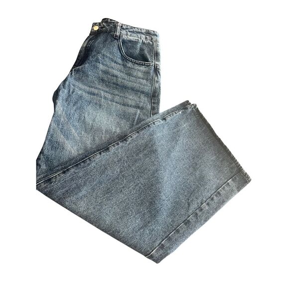 SHEIN flare wide leg jeans size L - Picture 7 of 10